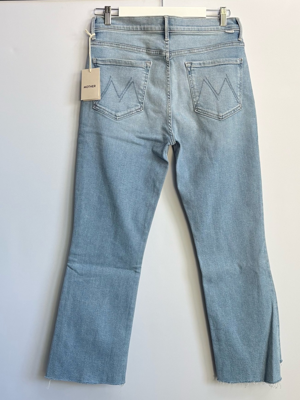 NWT MOTHER The Insider Crop Step Fray Jeans BLESSING IN DISGUISE, size 32 - Picture 12 of 17